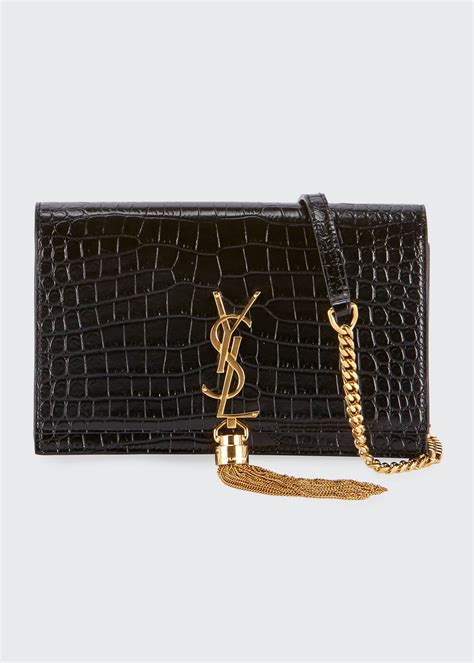 ysl croc kate chain bag|Kate Handbags Collection for Women .